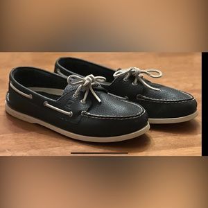 Leather Upper Blue Sperry Top Sider Size 10.5 Very Comfortable